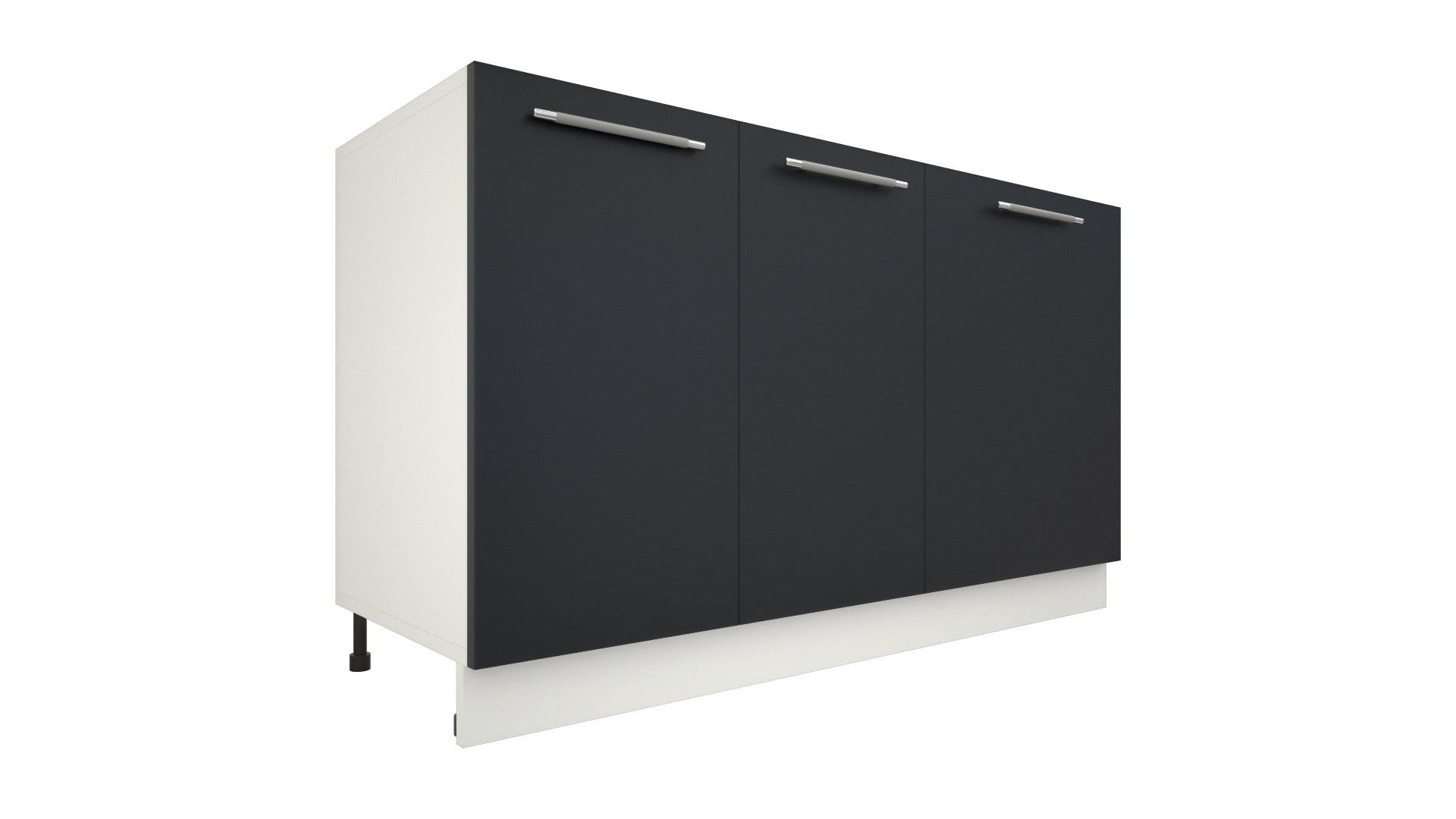 Ilot Central de Cuisine Solo 140 gris anthracite