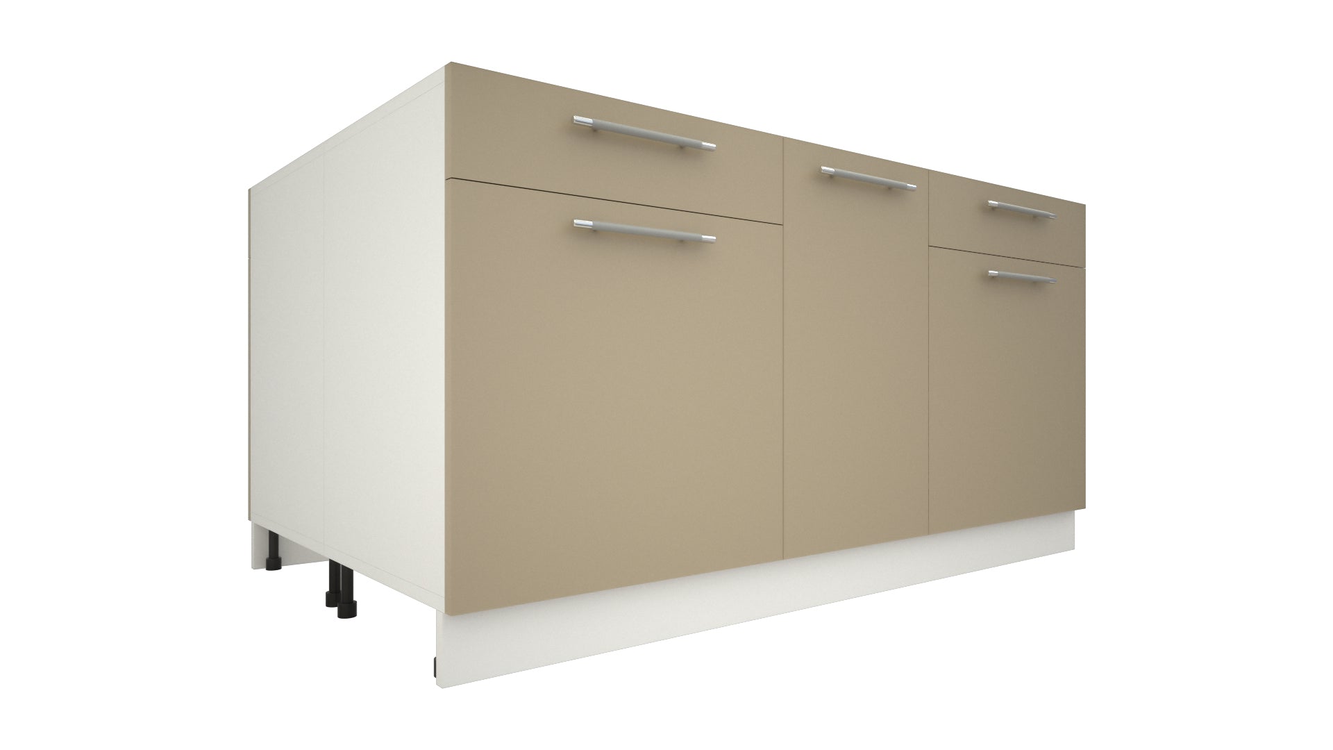 Ilot Central de Cuisine Duo 160 sable mat