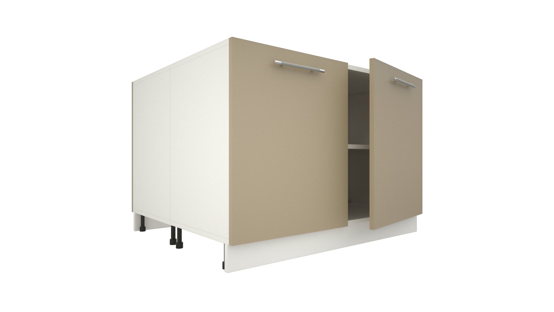 Ilot Central de Cuisine Duo 120 sable mat