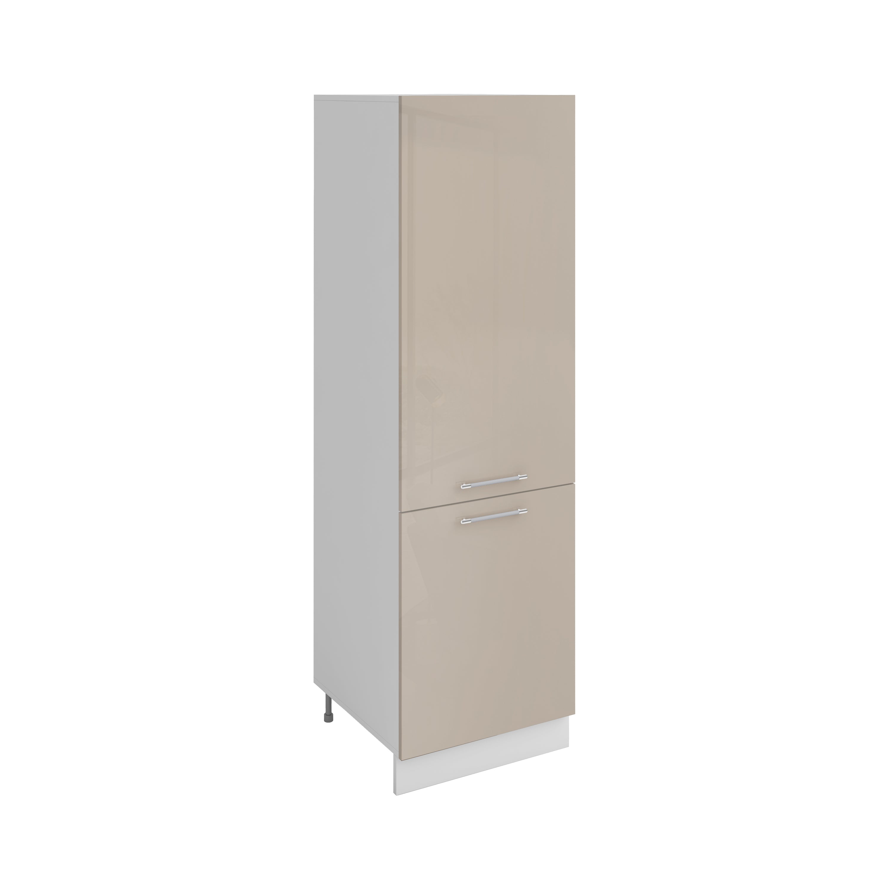 Colonne de rangement Beige/taupe laqué L 60 x H 200 cm