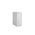 Meuble de cuisine haut blanc laqué 1 porte 2 étagères L 30 x H 72 cm