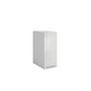 Meuble de cuisine haut blanc laqué 1 porte 2 étagères L 30 x H 72 cm