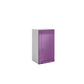 Meuble de cuisine haut aubergine laqué 1 porte 2 étagères L 40 x H 72 cm