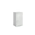 Meuble de cuisine haut blanc laqué 1 porte 2 étagères L 40 x H 72 cm