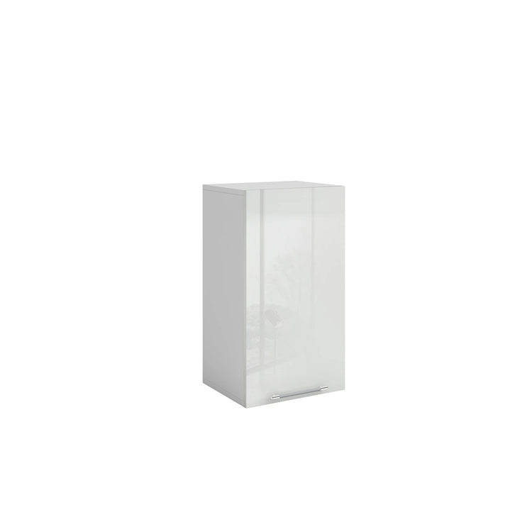 Meuble de cuisine haut 1 porte 2 étagères L 40 x H 72 cm