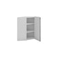 Meuble de cuisine haut d'angle 1 porte 2 étagères L 60 x 60 x H 72 cm