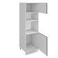 Meuble de cuisine colonne de four - micro-ondes gris anthracite 2 portes L 60 x H 200 cm