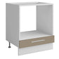Meuble bas cuisine pour four encastrable + tiroir sable mat L 60 x H 72 cm ( Partie haut non couvert )