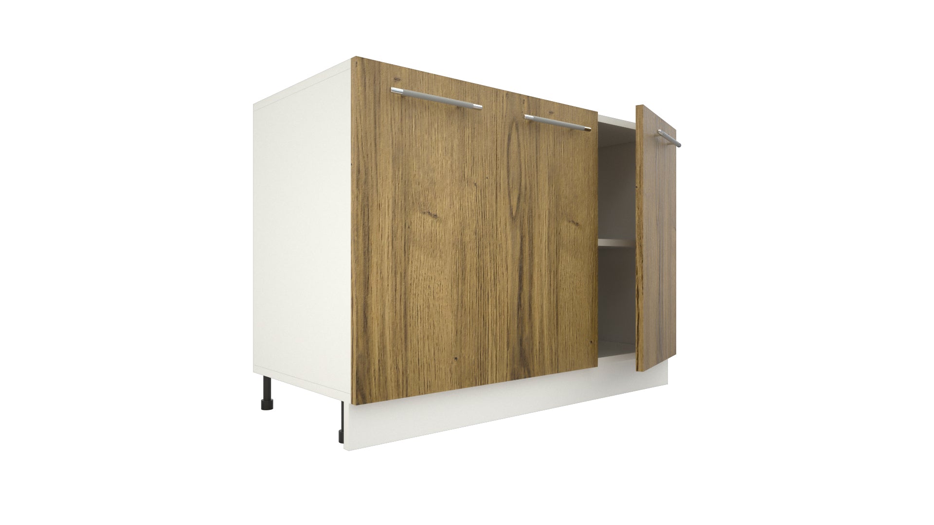 Ilot Central de Cuisine Solo 120 bois clair