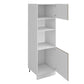 Meuble de cuisine colonne de four - micro-ondes sable mat 2 portes L 60 x H 200 cm
