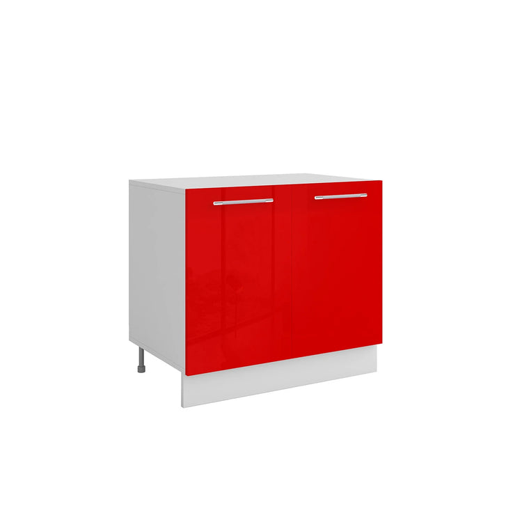 Meubles rouge laqué