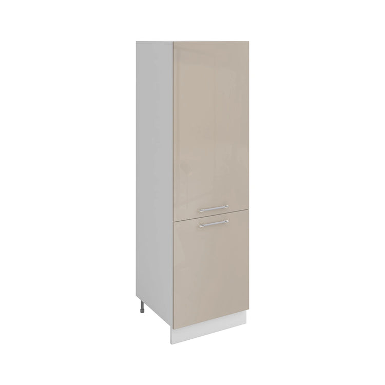Meuble de cuisine colonne de frigo 2 portes L 60 x H 200 cm