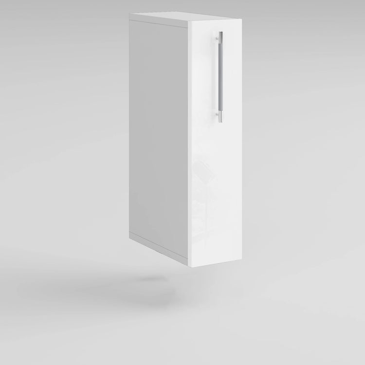 Meuble de cuisine haut 1 porte 2 étagères L 15 x H 72 cm