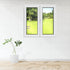 Fenêtre 2 vantaux oscillo-battant PVC blanc H.138 x L.103 cm