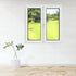 Fenêtre 2 vantaux oscillo-battant PVC blanc H.168 x L.113 cm