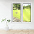 Fenêtre 2 vantaux oscillo-battant PVC blanc H.198 x L.106 cm