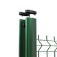 [Opruiming] Groene stijve omheiningsset H. 1,93M - 100ML - 4/5mm draad en palen inbegrepen